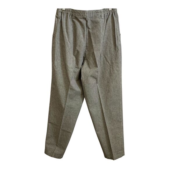 Lee Casuals Pants Womens Size 16 Black White Elastic Waist Dressy Comfort Casual - Picture 8 of 16